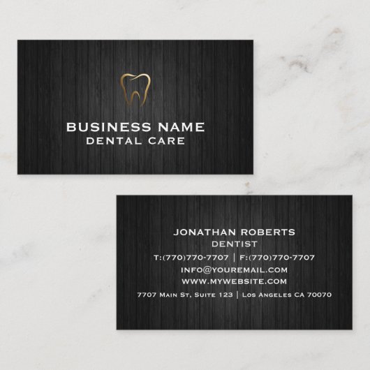 モダンプロフェッショナルミニマリストExecutive Generic B 名刺 (正面/裏面)