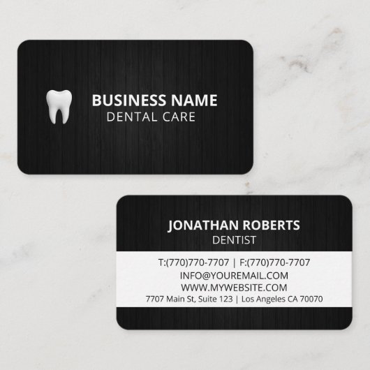 モダンプロフェッショナルミニマリストExecutive Generic B 名刺 (正面/裏面)