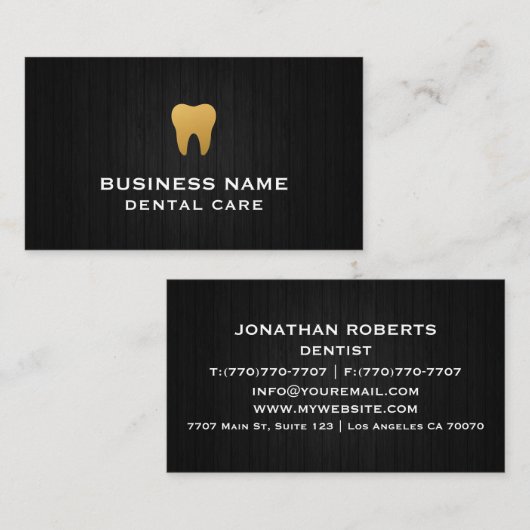 モダンプロフェッショナルミニマリストExecutive Generic B 名刺 (正面/裏面)