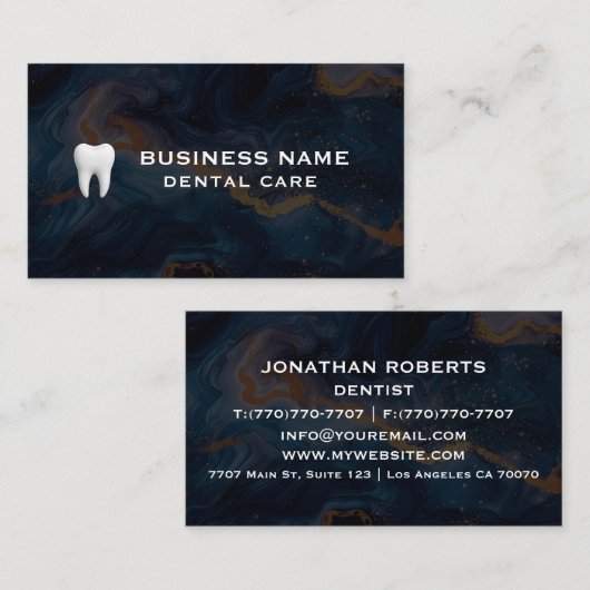 モダンプロフェッショナルミニマリストExecutive Generic B 名刺 (正面/裏面)