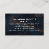 モダンプロフェッショナルミニマリストExecutive Generic B 名刺 (裏面)