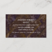 モダンプロフェッショナルミニマリストExecutive Generic B 名刺 (裏面)