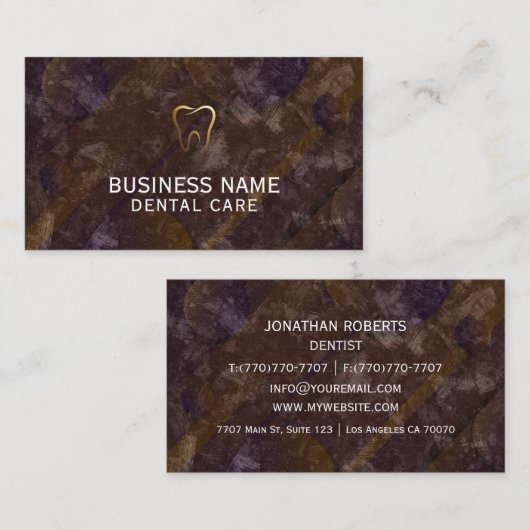 モダンプロフェッショナルミニマリストExecutive Generic B 名刺 (正面/裏面)