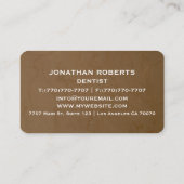 モダンプロフェッショナルミニマリストExecutive Generic B 名刺 (裏面)