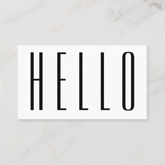 モダンプロフェッショナルミニマルはっきりしたリスト 名刺 (正面)