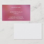 モダンプロフェッショナルミニマルエレガントテンプレート 名刺 (正面/裏面)