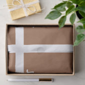 モダンプロフェッショナルミニマルデザイン |ブラウンとホワイト 薄葉紙 (ギフト)