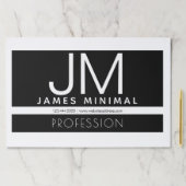 モダンプロフェッショナルミニマルデザイン | ブラック&ホワイト ペーパーパッド (インサイチュ)