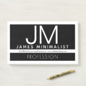 モダンプロフェッショナルミニマルデザイン | ブラック&ホワイト ポストイット (デスク)