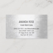 モダンプロフェッショナルミニマルロゴ 名刺 (裏面)