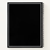 モダンプロフェッショナルミニマル事業 ノートブック (裏面)