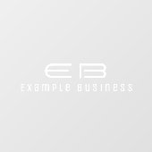 モダンプロフェッショナルミニマル会社名 ウィンドウサイン (シート)