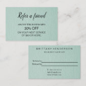 モダンプロフェッショナルミニマル紹介 名刺 (正面/裏面)