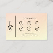 モダンプロフェッショナルメイクアップアーティスト賞 ロイヤリティカード (裏面)