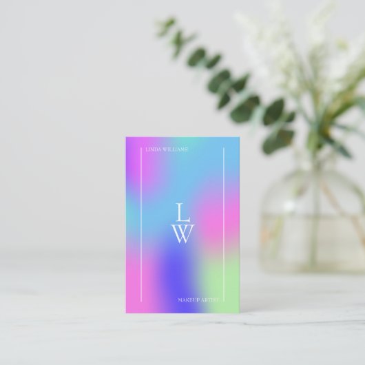 モダンプロフェッショナルメイクアップアーティスト賞 ロイヤリティカード (スタンド正面)