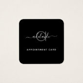 モダンプロフェッショナルメイクアップサロンアポイントメントカード (正面)