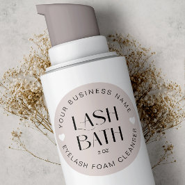 モダンプロフェッショナルラッシュエクステンション泡洗浄器 ラウンドシール