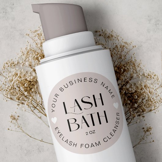 モダンプロフェッショナルラッシュエクステンション泡洗浄器 ラウンドシール