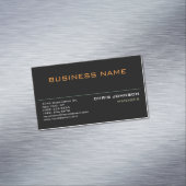 モダンプロフェッショナルリッチブラック名刺 マグネット名刺 (インサイチュ)