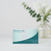 モダンプロフェッショナルリネングリエレガントーン 名刺 (スタンド正面)