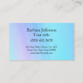 モダンプロフェッショナルロゴとQRコード 名刺 (裏面)