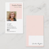 モダンプロフェッショナルロゴを追加実在する 名刺 (正面/裏面)