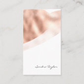 モダンプロフェッショナルロゴを追加実在する 名刺 (裏面)