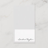 モダンプロフェッショナルロゴを追加実在する 名刺 (裏面)