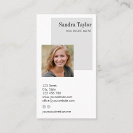 モダンプロフェッショナルロゴを追加実在する 名刺