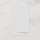 モダンプロフェッショナルロゴを追加実在する 名刺 (裏面)