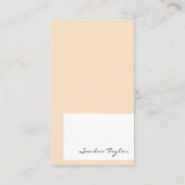 モダンプロフェッショナルロゴを追加実在する 名刺 (裏面)