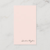 モダンプロフェッショナルロゴを追加実在する 名刺 (裏面)