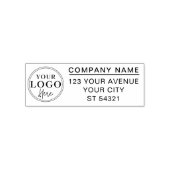 モダンプロフェッショナルロゴ差出人住所 セルフインキングスタンプ (デザイン)