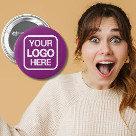 モダンプロフェッショナルロゴ(マゼンタ) 缶バッジ