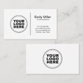 モダンプロフェッショナルロゴ 名刺 (正面/裏面)