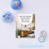 モダンプロフェッショナル不動産仲介業者シンプルパンフレットFlyer チラシ (シングル)