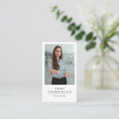 モダンプロフェッショナル不動産仲介業者写真 名刺 (スタンド正面)