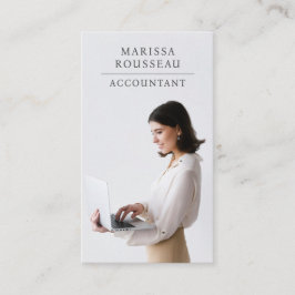 モダンプロフェッショナル事業写真会計士 名刺