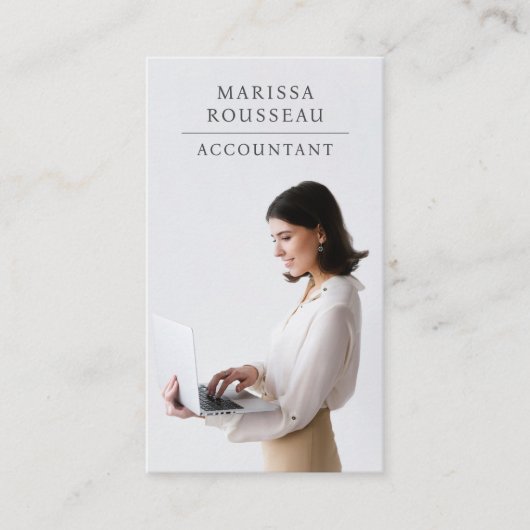 モダンプロフェッショナル事業写真会計士 名刺 (正面)