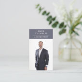 モダンプロフェッショナル事業写真会計士 名刺 (スタンド正面)
