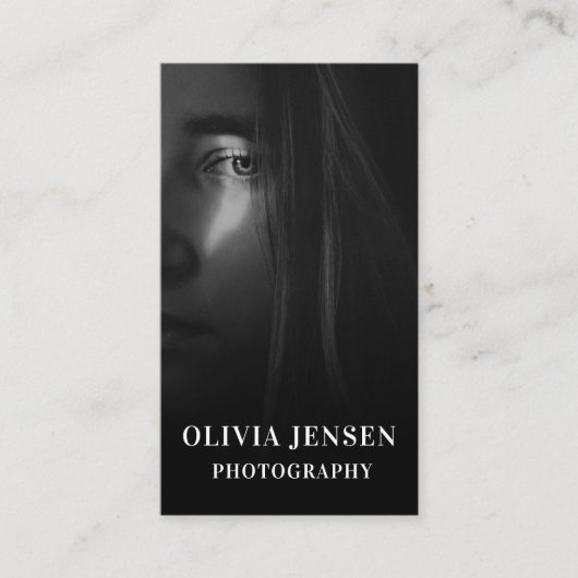 モダンプロフェッショナル事業写真 名刺 (正面)