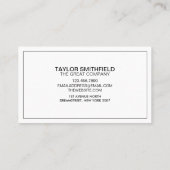 モダンプロフェッショナル企業のトレンディーコンクリート 名刺 (裏面)