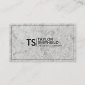 モダンプロフェッショナル企業のトレンディーコンクリート 名刺 (正面)