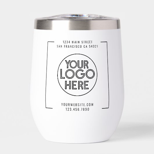 モダンプロフェッショナル会社のカスタムロゴ (正面)