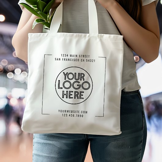 モダンプロフェッショナル会社のカスタムロゴ トートバッグ