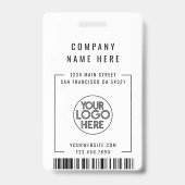 モダンプロフェッショナル会社のカスタムロゴ バッジ (裏面)