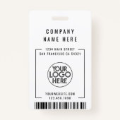 モダンプロフェッショナル会社のカスタムロゴ バッジ (裏面)