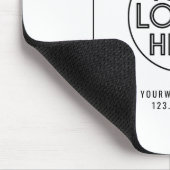 モダンプロフェッショナル会社のカスタムロゴ マウスパッド (コーナー)