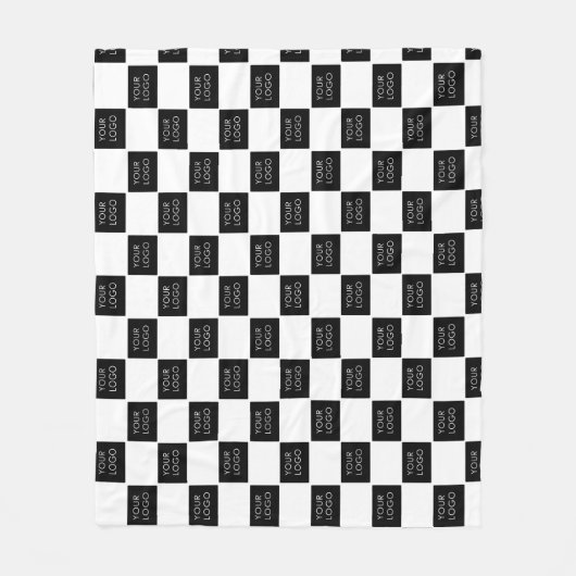 モダンプロフェッショナル会社のロゴプロモーション フリースブランケット (正面)