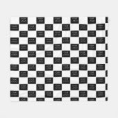 モダンプロフェッショナル会社のロゴプロモーション フリースブランケット (正面(横))